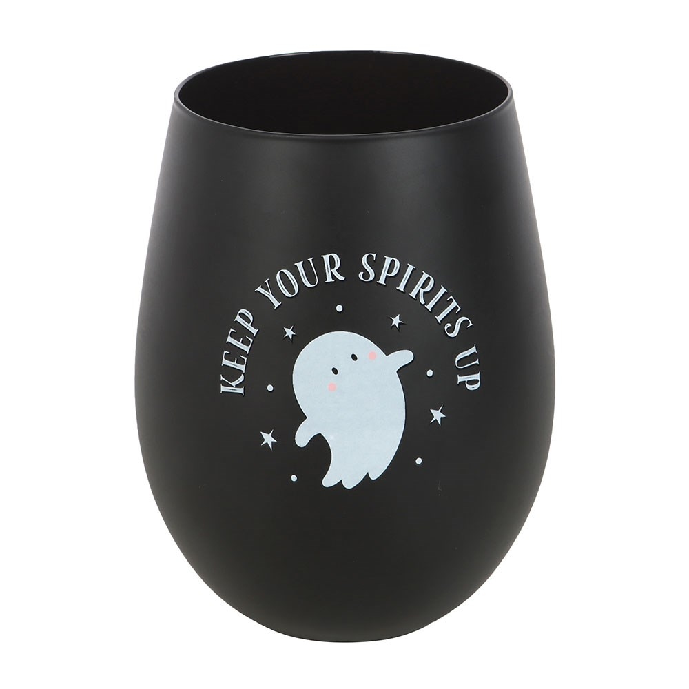Something Different - Keep Your Spirits Up Stemless Ghost Wine glass - Multicolours